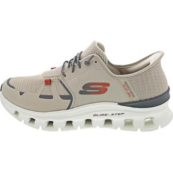 Skechers Homme Glide‑Step Pro Taupe/Orange Taille 46 Vegan