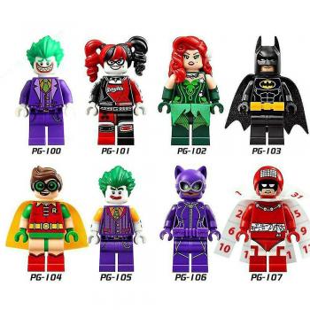 Collection 8 pièces Clown Batman Harley Quinn – jouet de construction