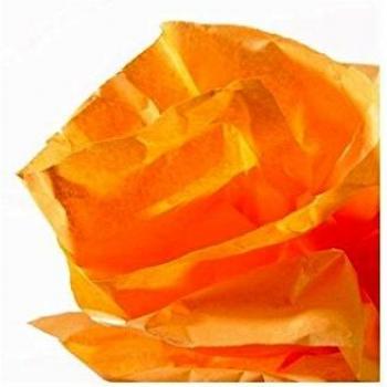Nastro Adesivo in Carta Seta Arancione 0.5x5 m