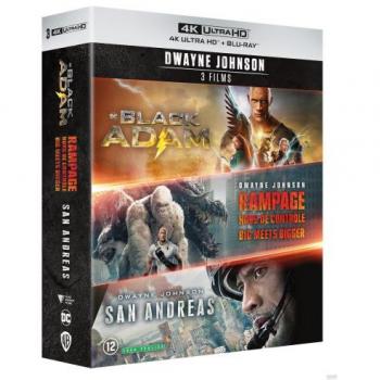 Warner Home Video Coffret 3 Films Dwayne Johnson 4k Blu-ray : Rampage San Andreas Black Adam