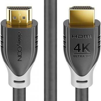Cavo HDMI Deleycon 3 m – Standard 2.0a / 2b / 1.4a, Nero