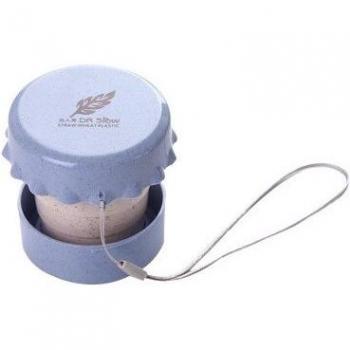 Bouteille d'eau pliable avec accessoire de brosse à dents