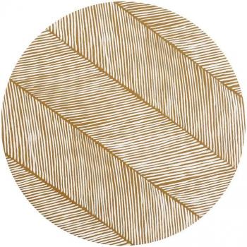 Tapis Rond ToddleKind Vinyle Or 105 cm