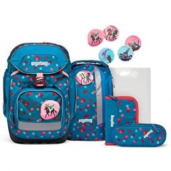 Ergobag pack 2023 Schulrucksack-Set, 6-tlg. Voltibär