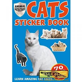 Over 70 Cats & Kittens Reusable Stickers Book for Kids