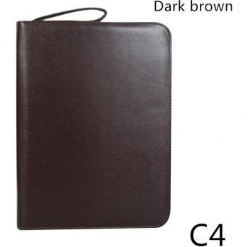 Luxury Black Leather 48-Pen Holder