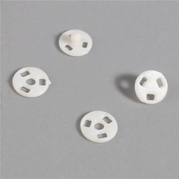 30 Sets of Round Plastic Snap Buttons for Sewing