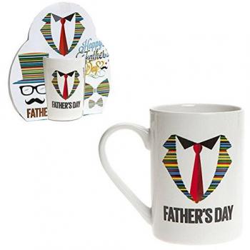 Stoneware Mug for Fathers – Collared Design