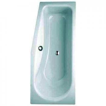 Bette Luna Rechteck-Badewanne 170x75 cm links Weiß mit GlasurPlus