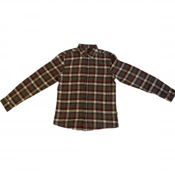 Camicia Composita Marrone Russet