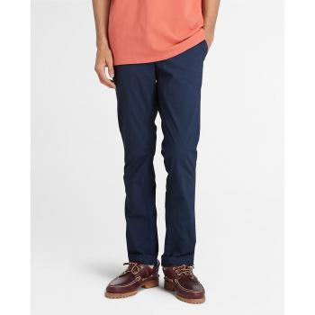 Timberland Men's Navy Poplin Chino Pants