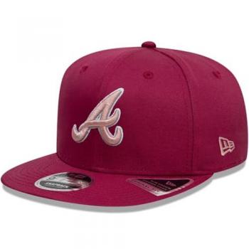 Casquette New Era 9FIFTY Braves Rose Vibrant