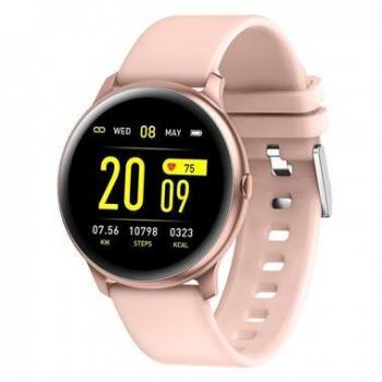 Maxcom Smartwatch Fit FW32 Neon Schlafüberwachung, Cardio, wasserdicht rosa Smartwatch, 1-tlg