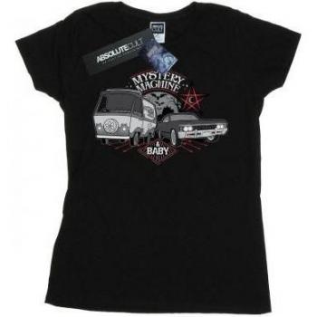 ScoobyNatural Ladies' Mystery Machine and Baby Cotton Top L Black