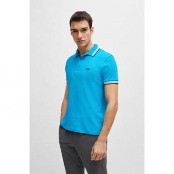Polo Paddy Azul de BOSS para Hombre