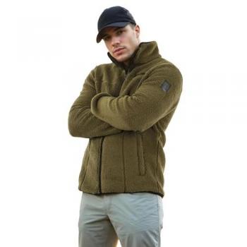 Herren‑Jacke Arctic Seven ASWarmy – Sherpa‑Fleece, Größe XL, Grün (Olive)