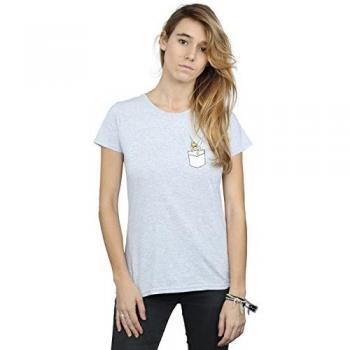 Katoen T-shirt Tinker Bell Vrouwelijk – Disney Licentie – Pseudo Zak