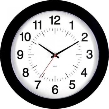 Orologio da Parete EuroTime 30,5 cm Nero Quarzo