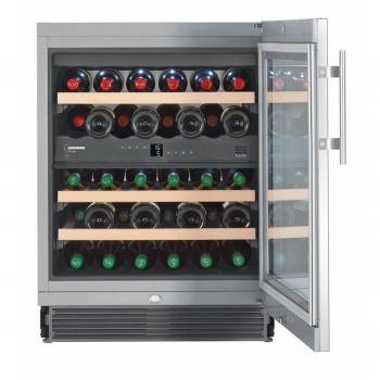 Liebherr Cantina vino a libera installazione WTes 1672 con porta in vetro e telaio in acciaio