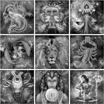 Kit de Bordado de Diamantes: León Cartoon 50x50cm