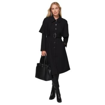 Wallis Women’s Small Black Cape Coat – 18