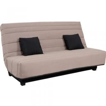 Relaxima Banquette CC ORLANDO matelas Dunlopillo Marron 130 x 190 cm