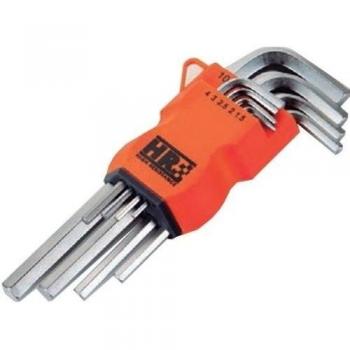 Juego de Llaves Allen Niqueladas 9 Piezas