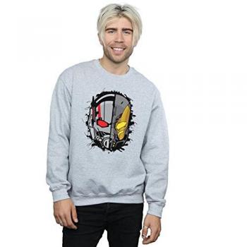 Felpa Grigia Ant-Man Marvel per Uomo con Cappuccio