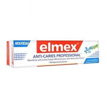 ELMEX ANTI-CARIES DENTIFRICE JUNIOR 8-18 ANS 75 ML