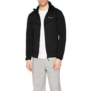 SALEWA Puez 3 Sudadera con Capucha Polarlite, Hombre, Negro