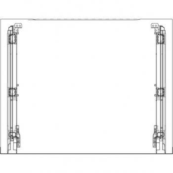 Vitre de porte AEG 596x466mm noire