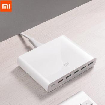 XIAOMI 60W QC3.0 Charger with 5 USB Ports and Type-C