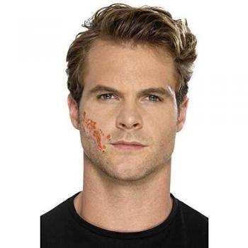 Smiffy's SM45002 Adult Zombie Wound: Unisex, One Size, Latex‑Free, Multi‑Colour