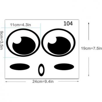 Cartoon Face Wall Art Stickers