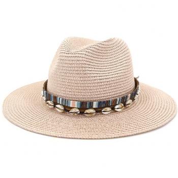 Chapeau de paille avec protection solaire, 52-54cm, Jazz