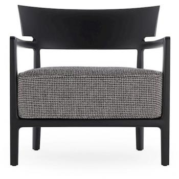 Kartell Poltrona Cara Mat Fancy Nero e Beige