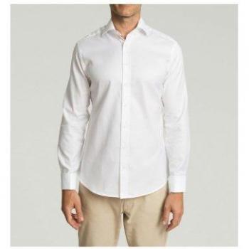 Camicia Hackett Uomo Maniche Lunghe Royal Ox Bianca