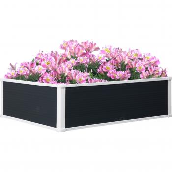 Outsunny Hochbeet grau B/H/L: ca. 80x30x100 cm
