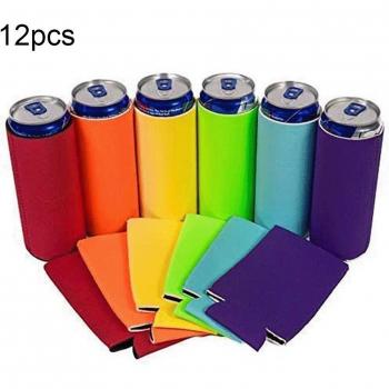 12pcs Neoprene Beverage Sleeves