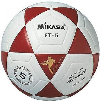 MIKASA FT5 Ball, thermogeschweißt, Weiß/Rot