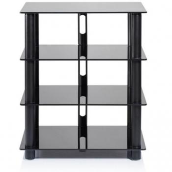 Meuble Hi‑Fi Norstone Noir Satin Épur 4