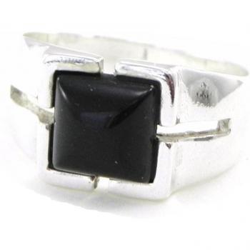 Raven's Embrace Silver Ring 56