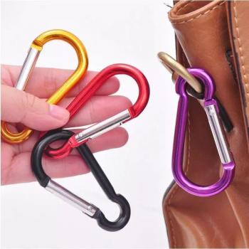 10 Mosquetones de Aluminio para Escalada y Deportes de Aventura