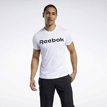 Reebok GS Linear White Men's T‑Shirt, M Size