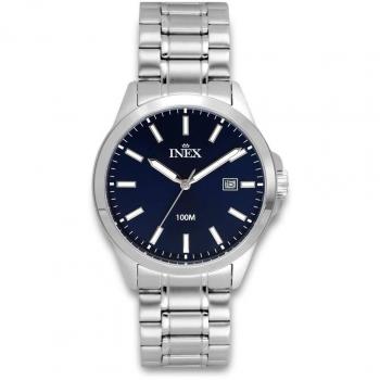 Inex 39mm Men's 100M Classic Steel Blue