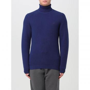 Pull SUN 68 Long Bleu