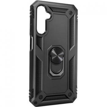 Samsung A05s Coque Hybride avec Bague Magnétique – Noir Avizar