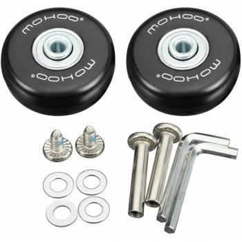 MOHOO 1 Pair of Wheels for Luggage Suitcase 50mm