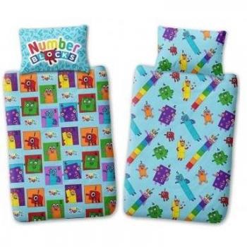 Numberblocks Matratze‑Cover Lernset „Number Blocks“ Junior – Schwarz