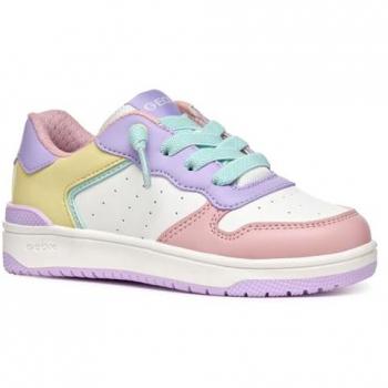 GeoX Washiba Girl Training Shoes – White, 34 (UK2)
